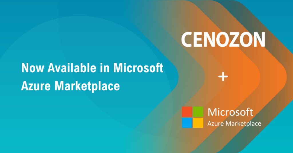 Cenozon Inc. Now Available in the Microsoft Azure Marketplace